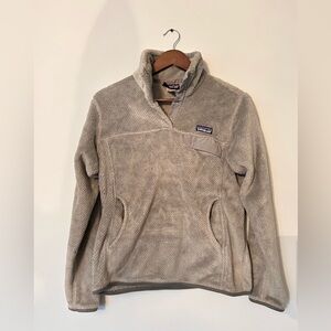 Patagonia Women's Re-Tool Snap-T Pullover Gray Size Med